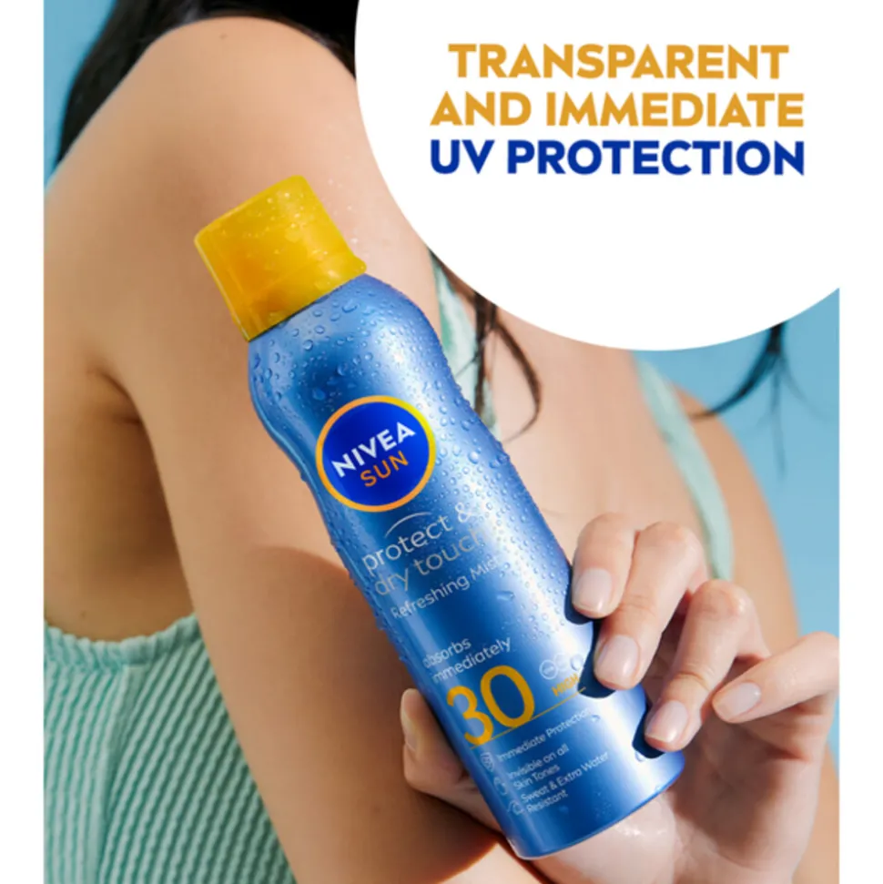 NIVEA Sun Protect en Dry Touch Verfrissende Vernevelende Spray SPF 30 200 ml