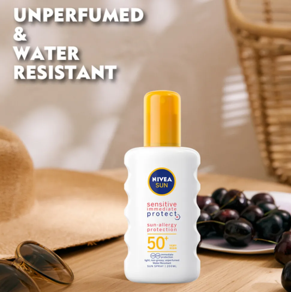 NIVEA Sun Sensitive Anti-Allergie Zonnemelk Spray SPF 50 200 ml