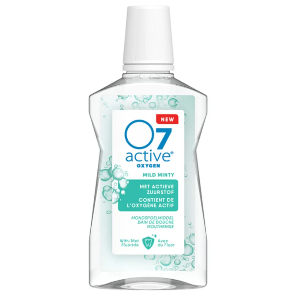 O7 Active Mondspoelmiddel Mild Mint 500 ml
