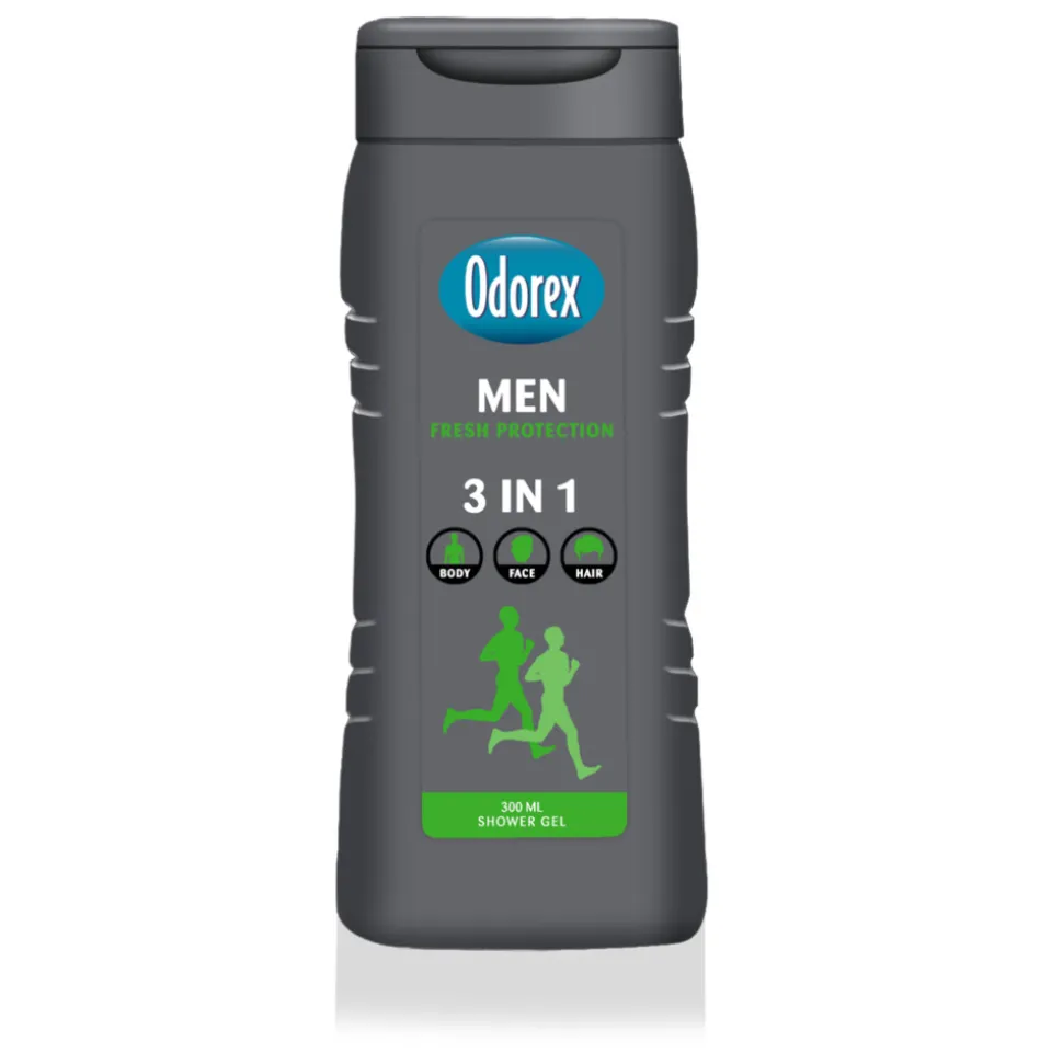 Odorex Douchegel For Men 3-in-1 Fresh Protection 300 ml