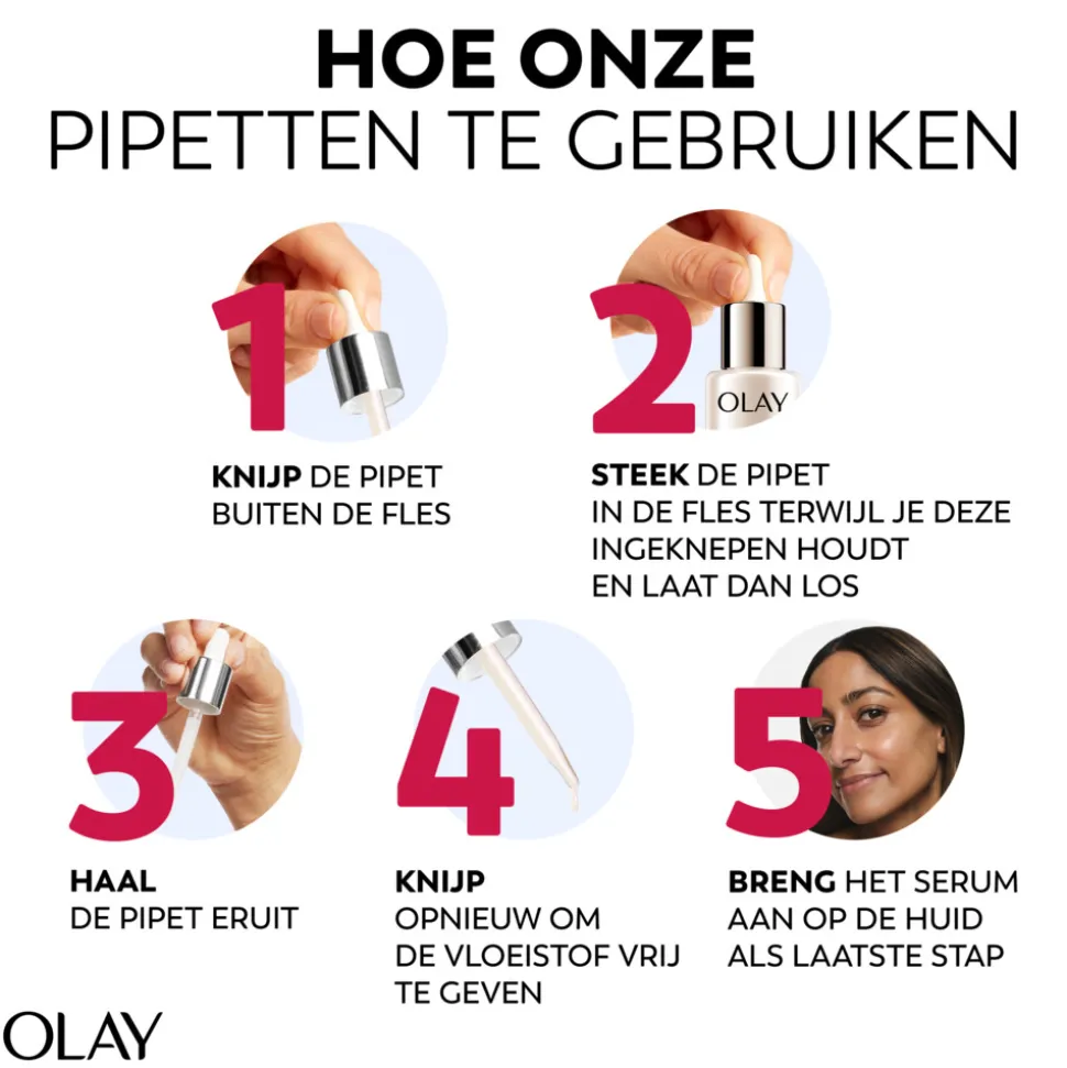 Olay Dagserum Hyaluronic 24 + Vitamine B5 40 ml