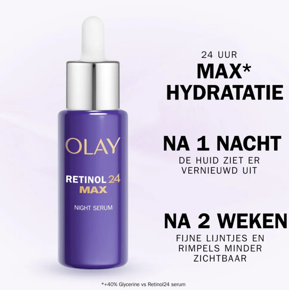 Olay Nachtserum Retinol 24 MAX 3 Acties 40 ml
