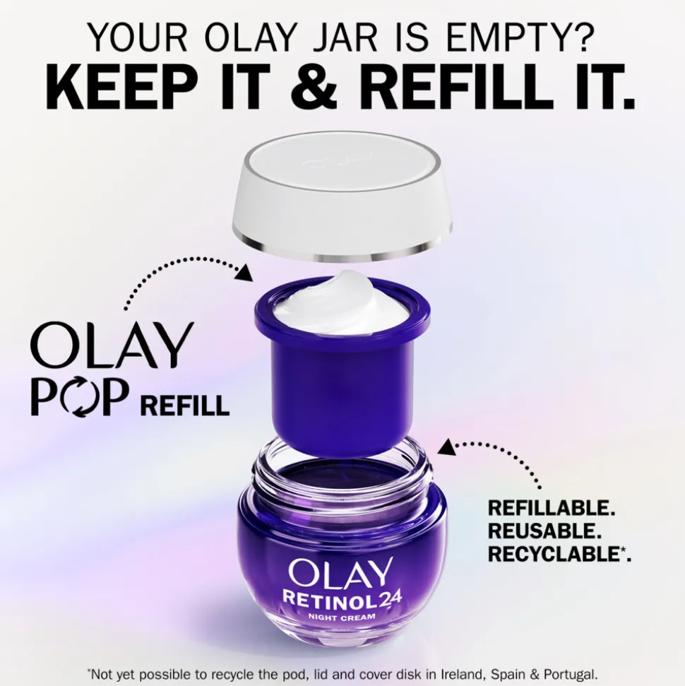 Olay Navulling Nachtcrème Retinol 24 50 ml
