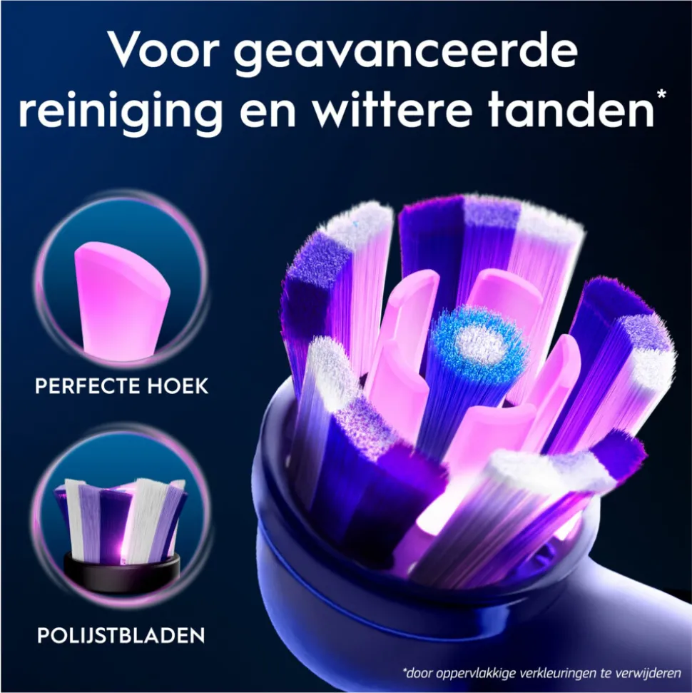 Oral-B Opzetborstels iO Radiant White Wit 8 stuks