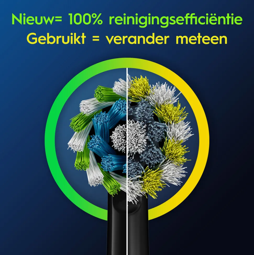 Oral-B Opzetborstels Pro Cross Action Zwart 12 stuks