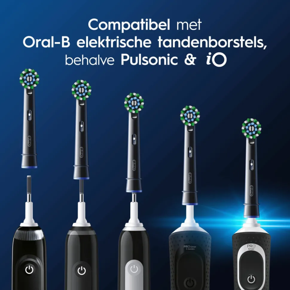Oral-B Opzetborstels Pro Cross Action Zwart 8 stuks