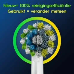 Oral-B Opzetborstels Pro Cross Action Wit 9 stuks