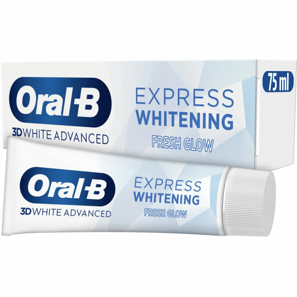 Oral-B Tandpasta 3DWhite Advanced Express Whitening Fresh Glow 75 ml