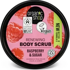 Organic Shop Body Scrub Raspberry Cream 250 ml