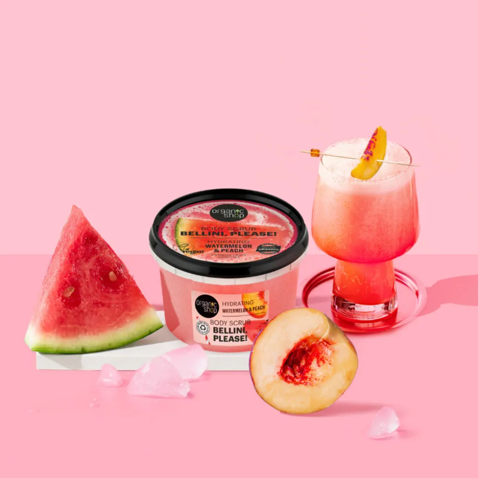 Organic Shop Body Scrub Watermelon & Peach 250 ml