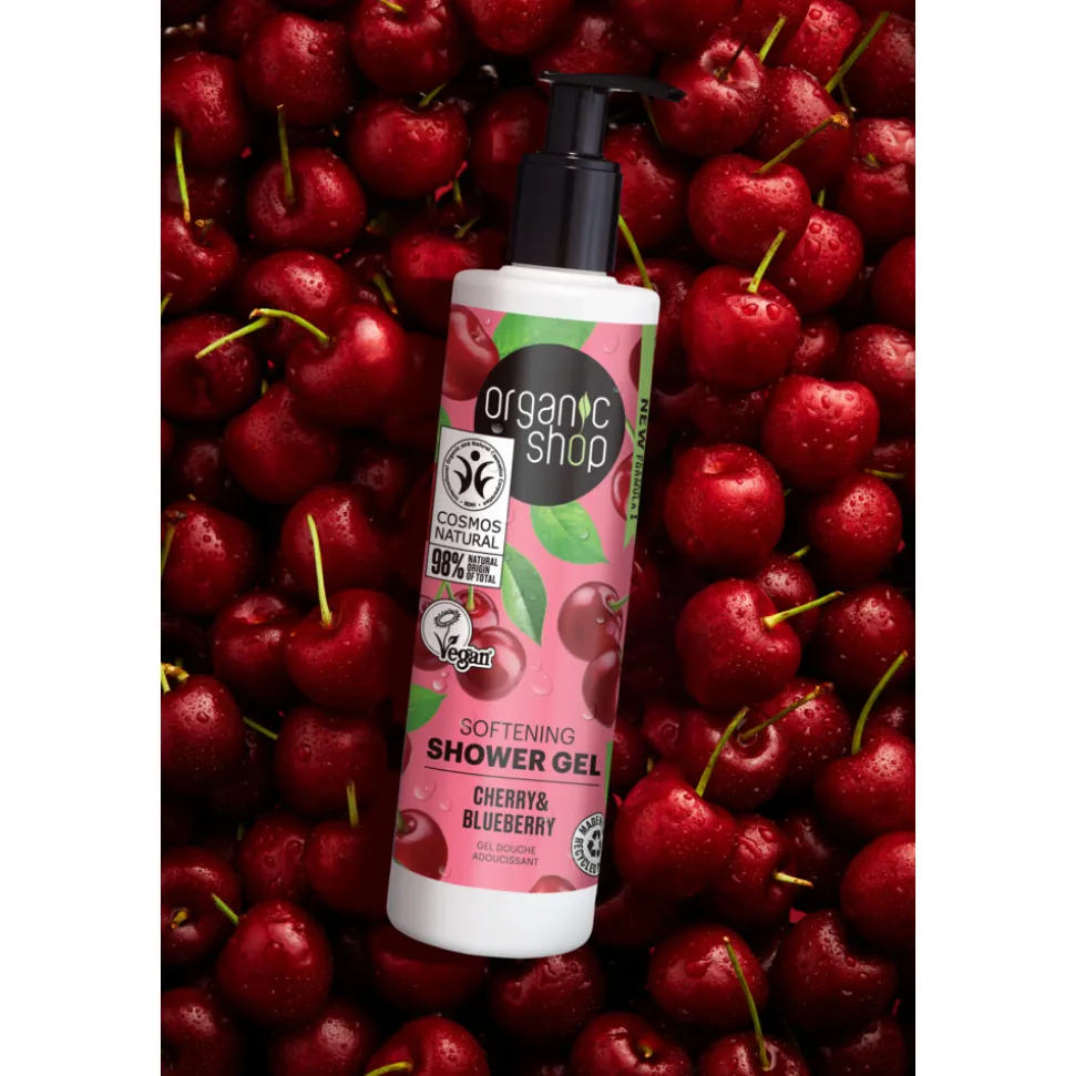 Organic Shop Douchegel Cherry and Blueberry 280 ml