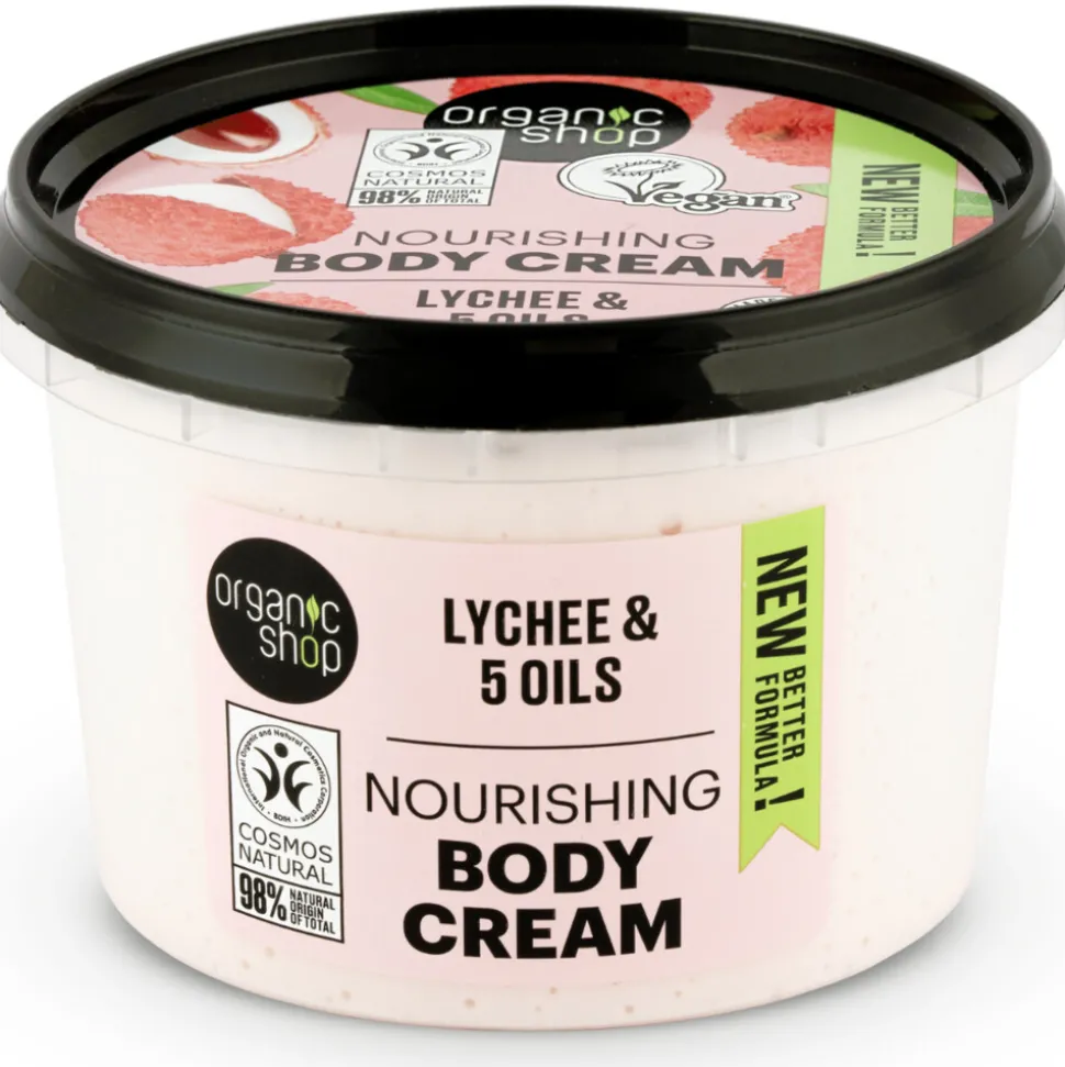 Organic Shop Nourishing Bodycrème Lychee 250 ml