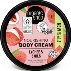 Organic Shop Nourishing Bodycrème Lychee 250 ml