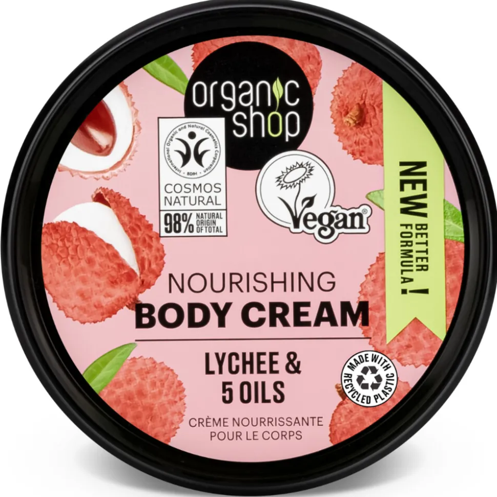 Organic Shop Nourishing Bodycrème Lychee 250 ml