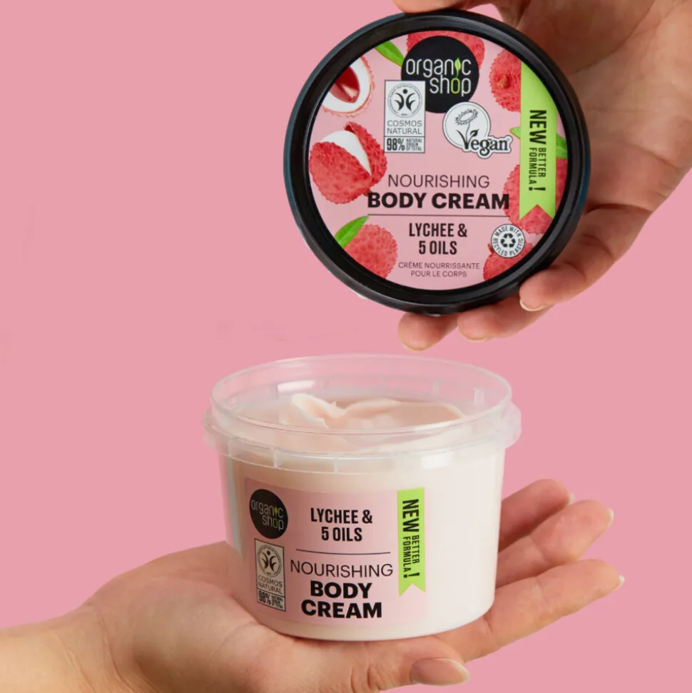 Organic Shop Nourishing Bodycrème Lychee 250 ml
