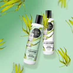 Organic Shop Strengthening Shampoo Anti-Hair Loss Algae and Lemongrass 280 ml