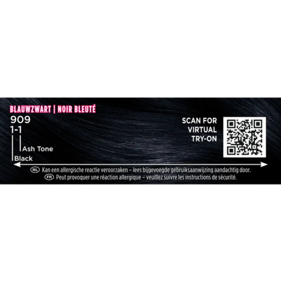 Palette Palette Intensive Oil-Care Color Haarkleuring 909 Blauwzwart
