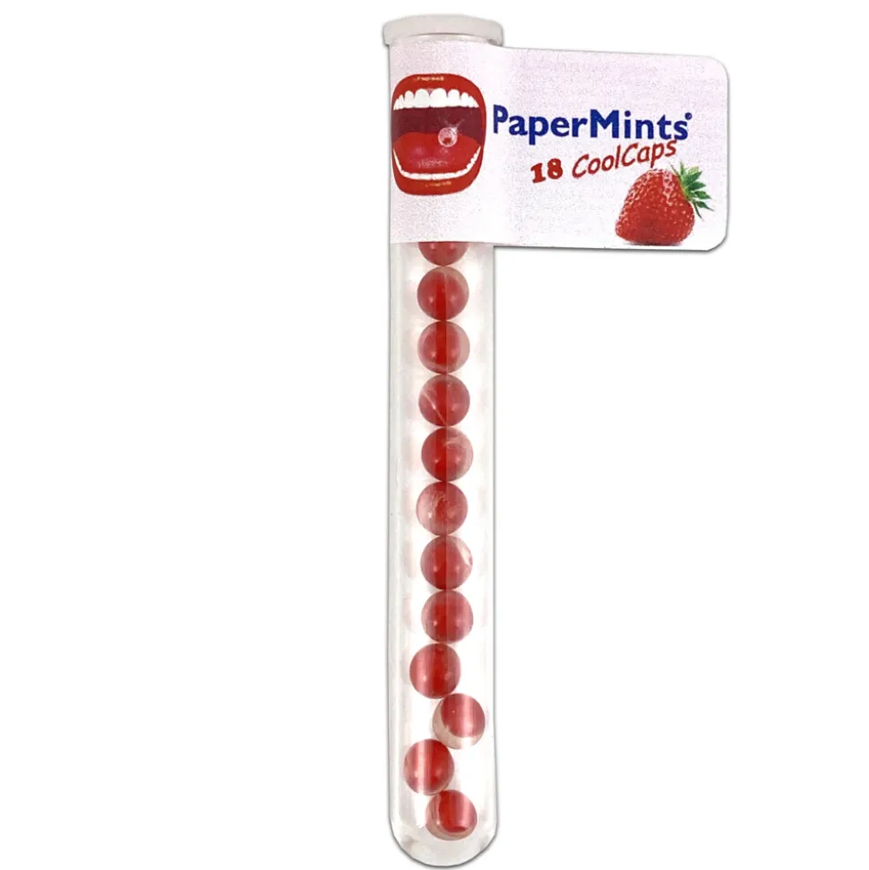 PaperMints CoolCaps Aardbei 18 stuks