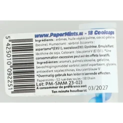 PaperMints CoolCaps Munt 18 stuks