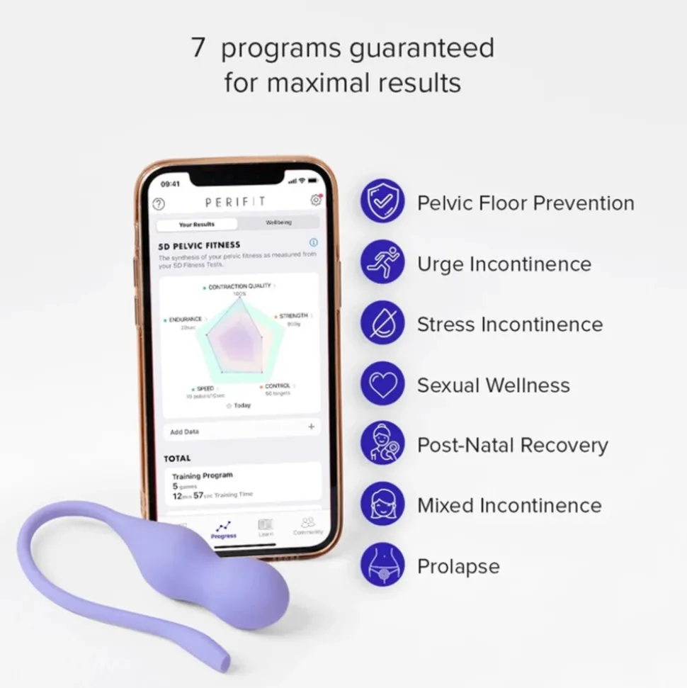 Perifit Care + Bekkenbodem Trainer met App Bediening