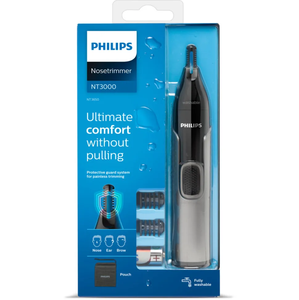 Philips Neus-, Oor- en Wenkbrauwtrimmer Series 3000 NT3650/16 1 set