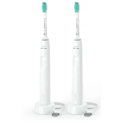 Philips Sonicare Elektrische Tandenborstel Series 3100 Wit Duopack HX3675/13 2 stuks