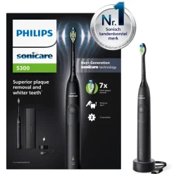 Philips Sonicare Elektrische Tandenborstel Series 5300 Zwart met Reisetui