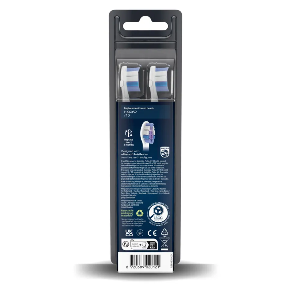 Philips Sonicare Opzetborstels S2 Sensitive Wit 2 stuks