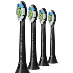 Philips Sonicare Opzetborstels Optimal White W2 Zwart 4 Stuks