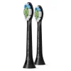 Philips Sonicare Opzetborstels Optimal White W2 Zwart 2 stuks