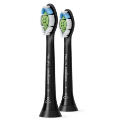 Philips Sonicare Opzetborstels Optimal White W2 Zwart 2 stuks
