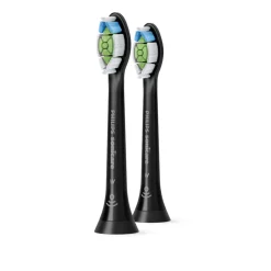 Philips Sonicare Opzetborstels Optimal White W2 Zwart 2 stuks