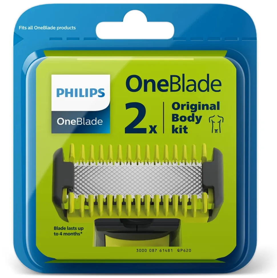 Philips Vervangend Mesje OneBlade QP620/50 2 stuks