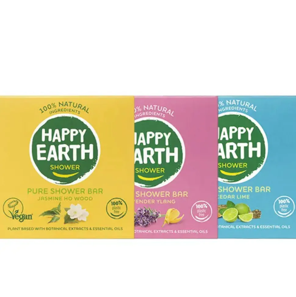 Plasticvrij pakket: 3x shower bars Pakket