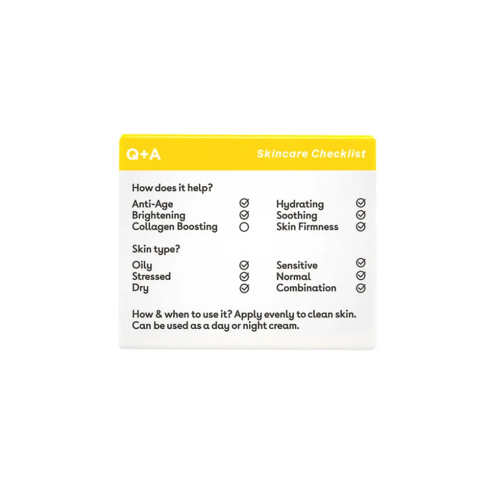 Q+A Ceramide Defence Face Cream 50 gr