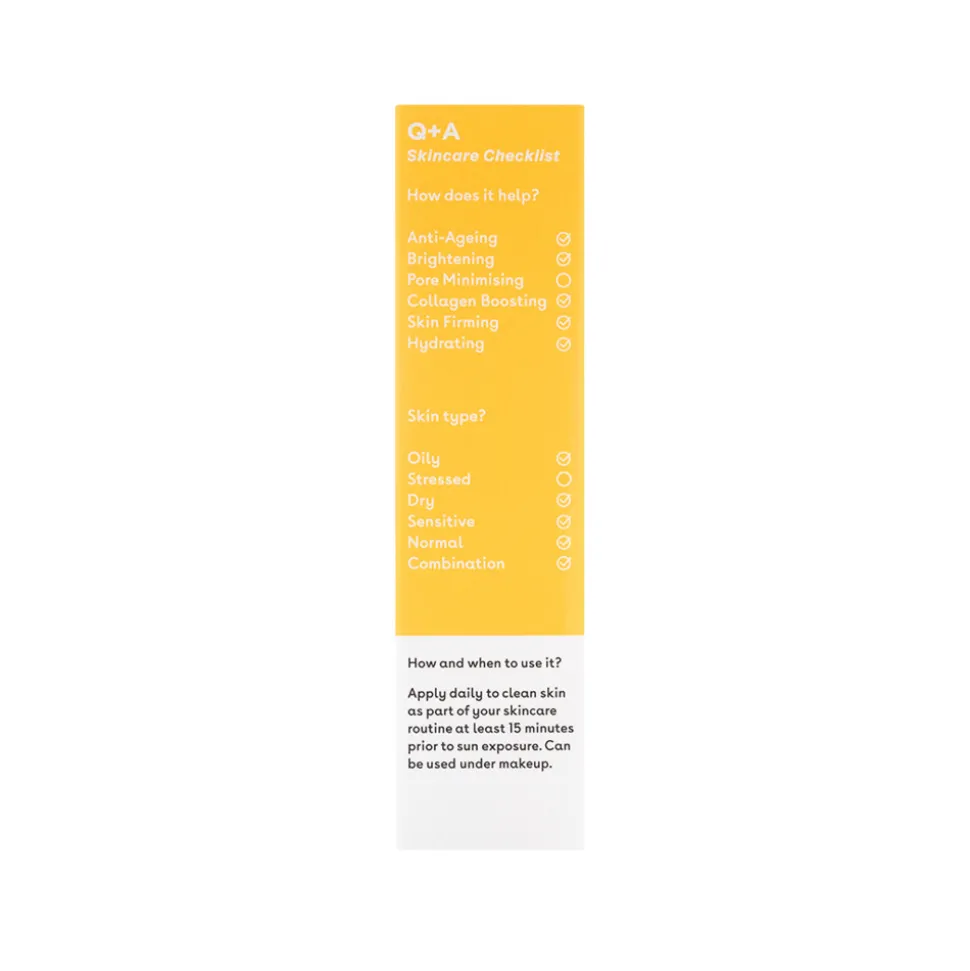 Q+A Face Sunscreen SPF 50 Renewing 50 ml
