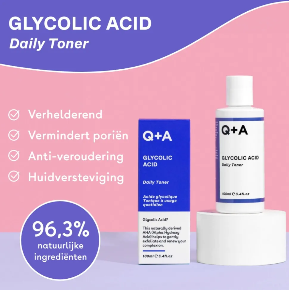 Q+A Glycolic Acid Daily Toner 100 ml