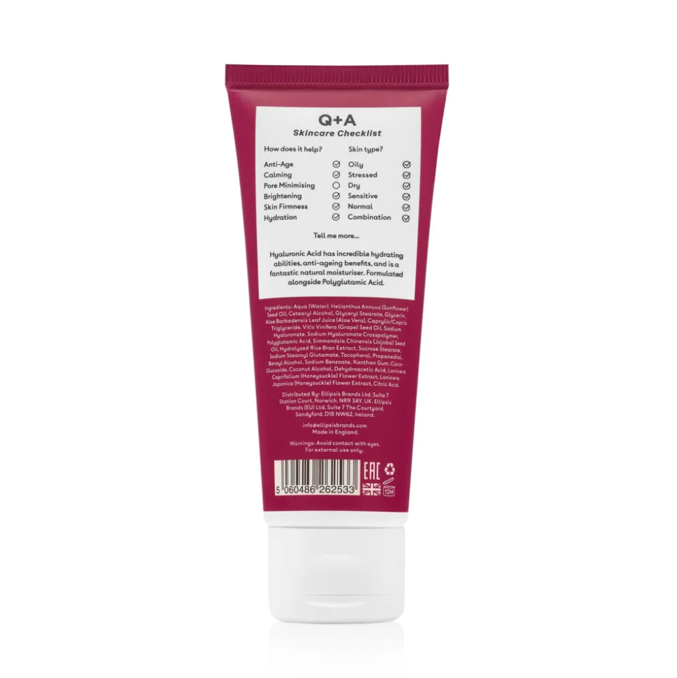 Q+A Hyaluronic Acid Daily Moisturiser 75 ml