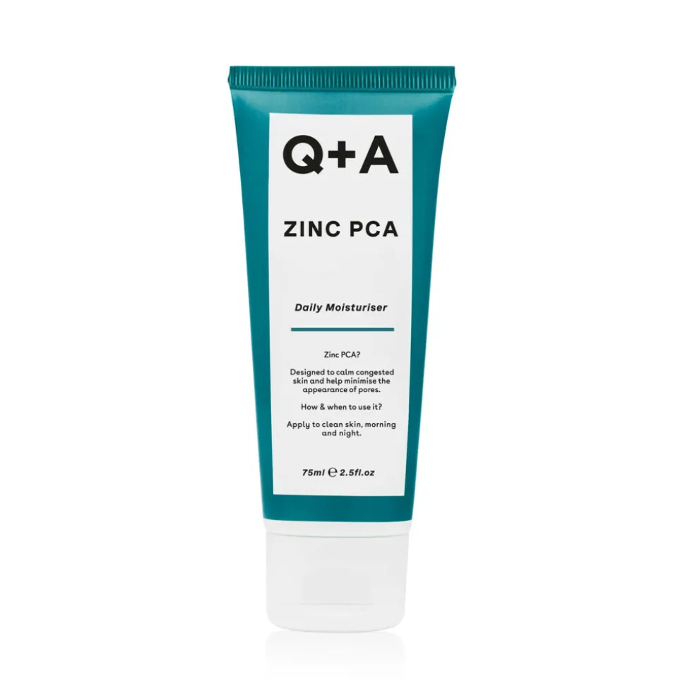Q+A Oily Skin - Reinigingsgel 1x 125 ml & Exfoliant 1x 75 ml & Gezichtsserum 1x 30 ml & Moisturiser 1x 75 ml - Pakket