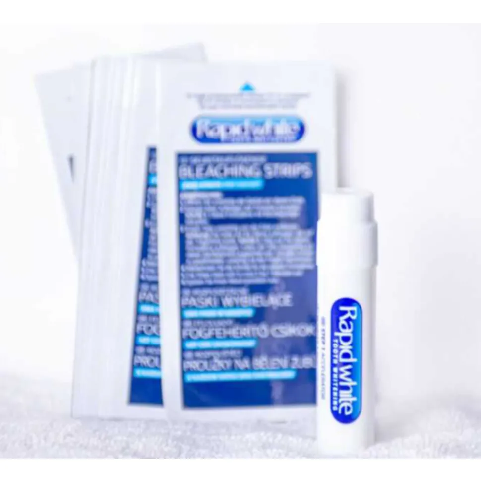 Rapid White Oplossende Bleaching Strips 16 stuks