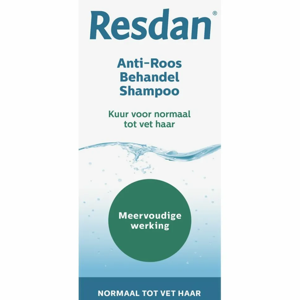 Resdan Anti-Roos Shampoo Normaal tot Vet Haar 125 ml