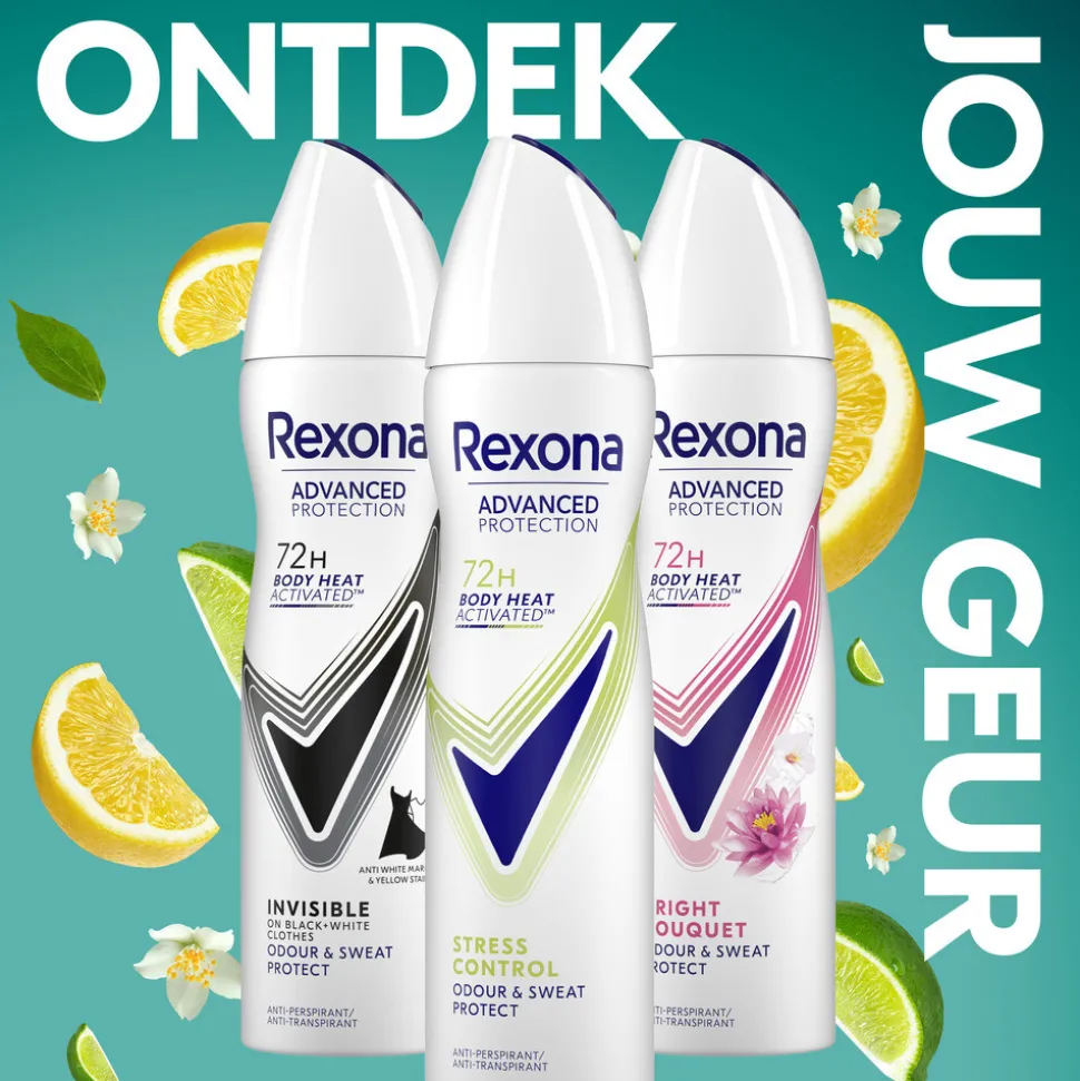 Rexona Deodorant Spray Advanced Protection Stress Control 150 ml