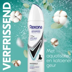 Rexona Deodorant Spray Advanced Protection Invisible Aqua 150 ml