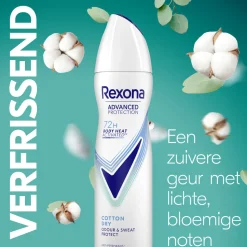 Rexona Deodorant Spray Advanced Protection Cotton Dry 150 ml