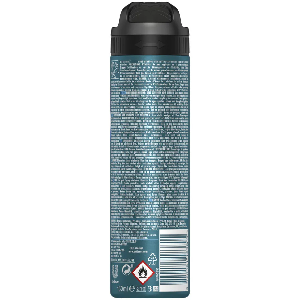 Rexona Men Deodorant Spray Advanced Protection Cobalt Dry 150 ml