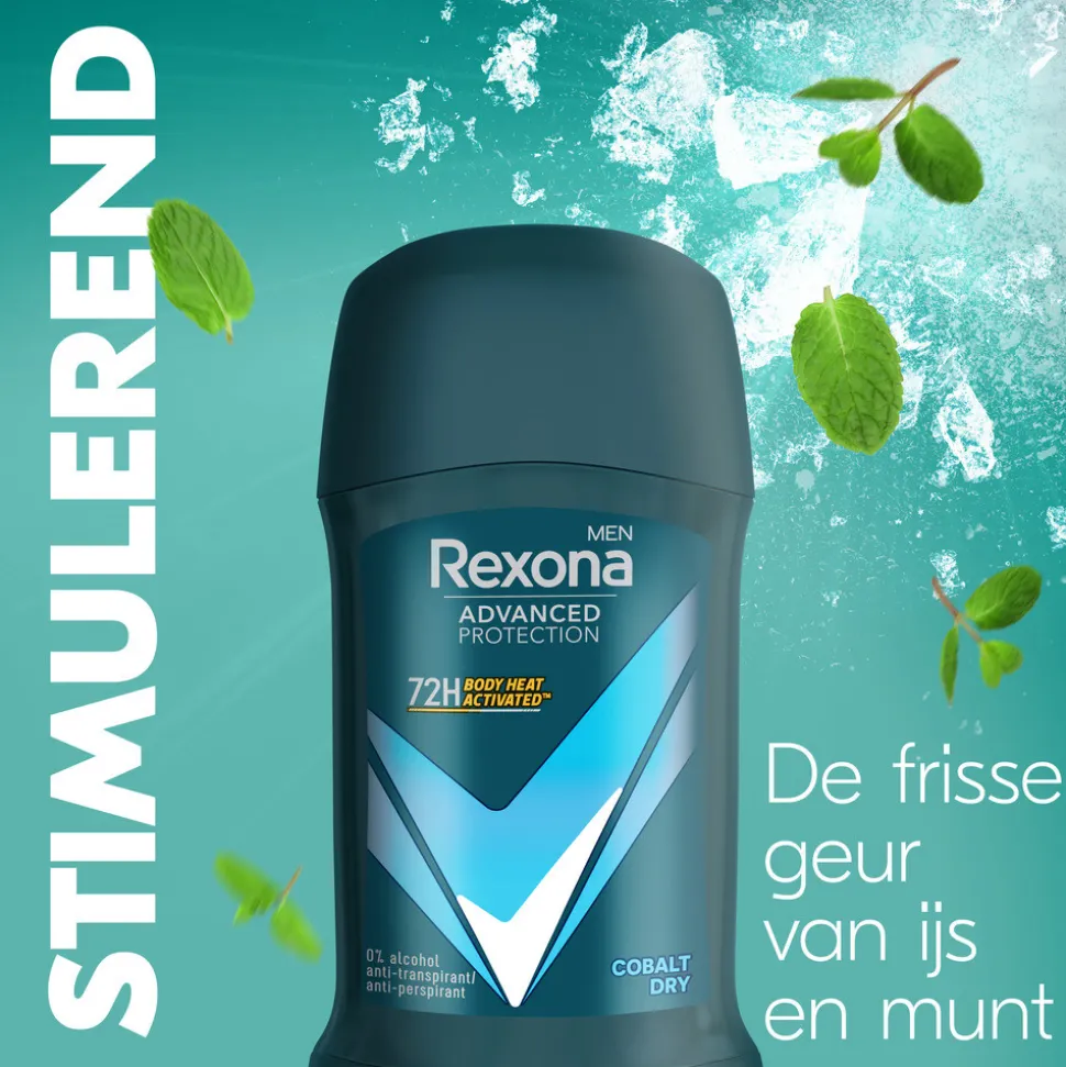Rexona Men Deodorant Stick Advanced Protection Cobalt Dry 50 ml