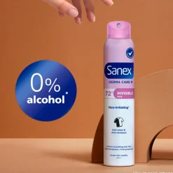 Sanex Deodorant Spray Dermo Invisible 200 ml