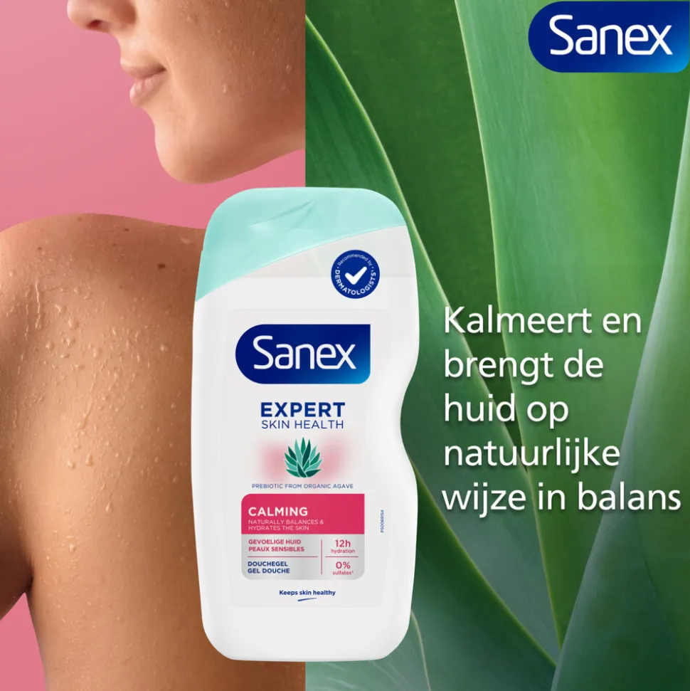 Sanex Douchegel Expert Skin Health Calming Agave 400 ml
