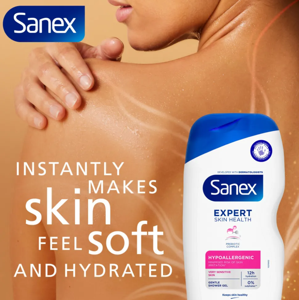 Sanex Douchegel Expert Skin Health Hypoallergeen 400 ml
