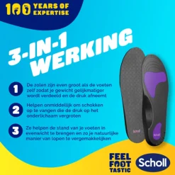 Scholl Balance Inlegzolen Peesplaatontsteking Medium (Maat 40-42)